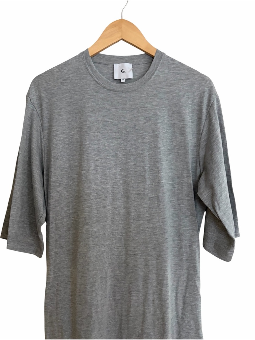 GWYN Goop G. Label Gray Lane Midi T-Shirt Dress Extra Small XS - Picture 3 of 4
